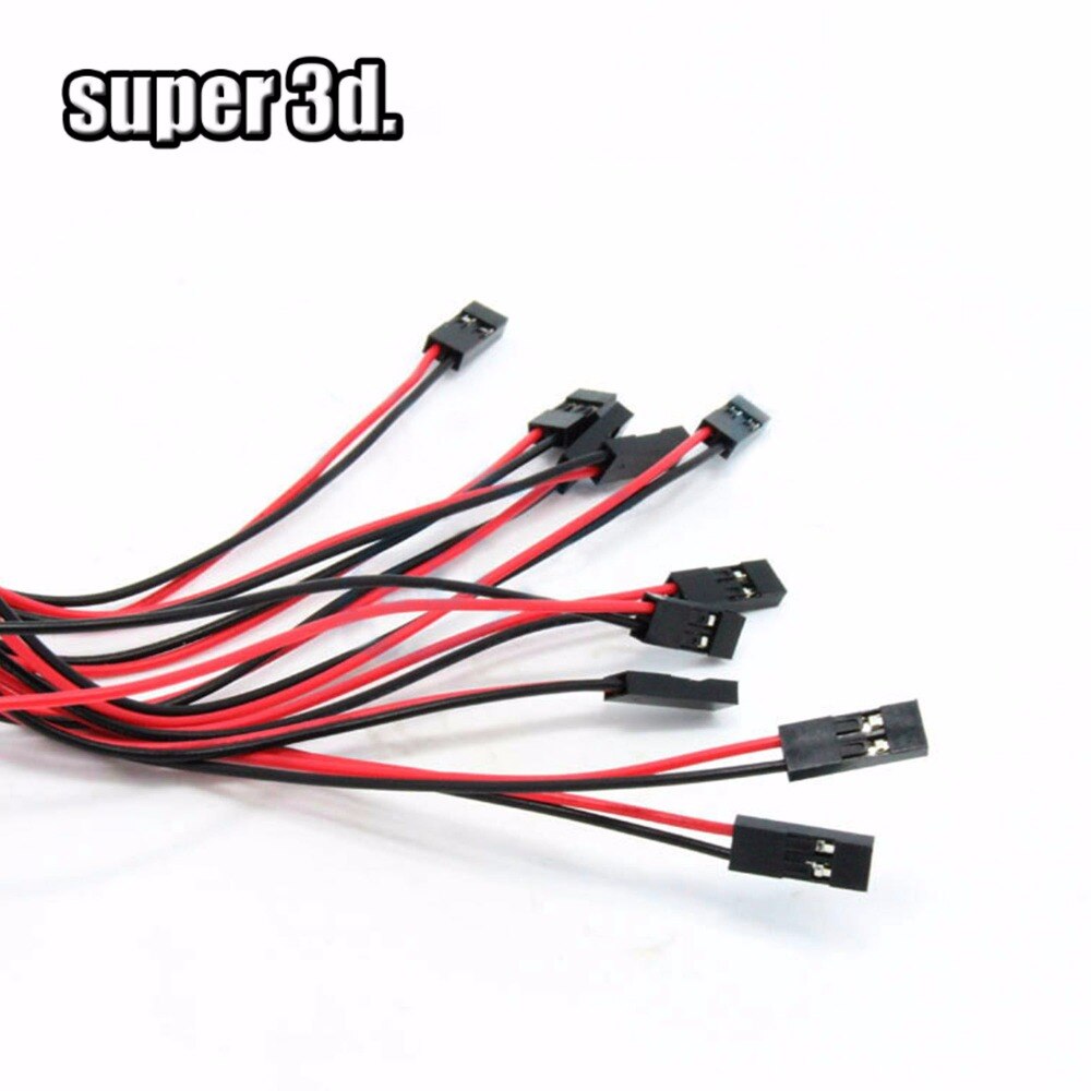 10 stks 70 cm 2 Pin male naar male + man-vrouw en jumper van vrouwelijke vrouw Wire dupont Kabel Lijn 2pin Jumper voor Arduino