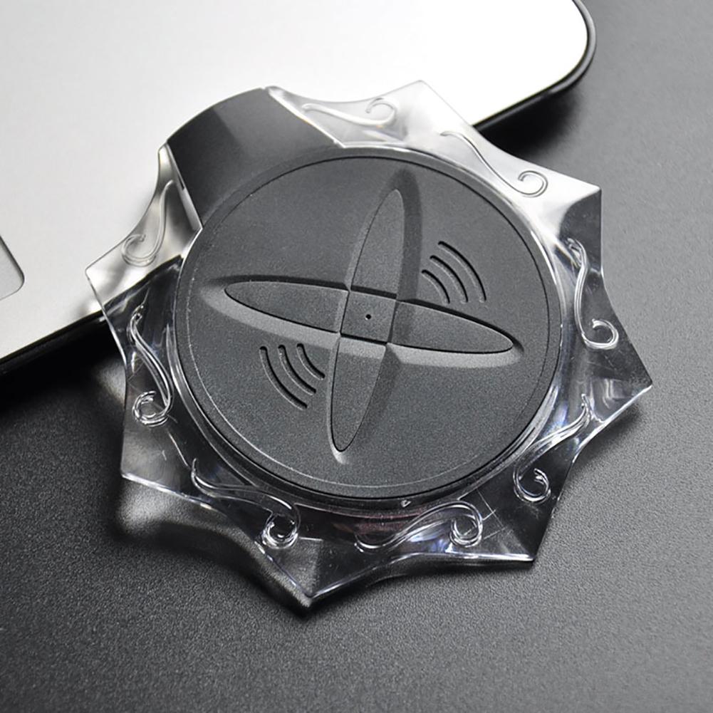 Qi Draadloze Oplader Mobiele Telefoon Oplader Crystal Oplader Pad Mobiele Telefoon Draadloos Opladen Base Voor Apple Android Universele