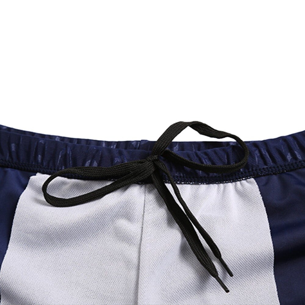 Bañadores cortos a rayas para hombre, bañadores de nailon transpirable, ropa interior deportiva para gimnasio PJ4