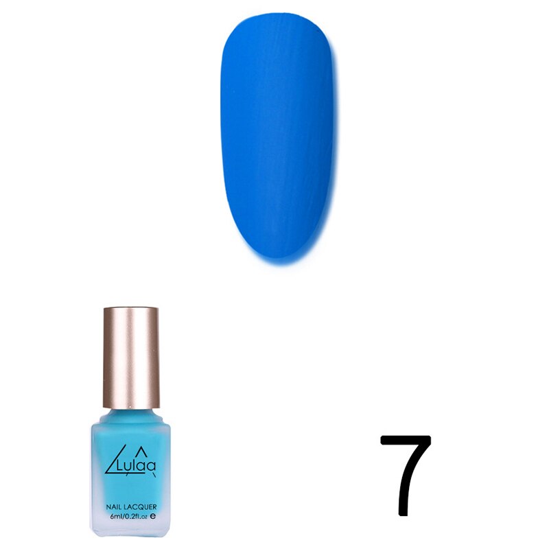 Matowe lakier robić paznokci matowy efekt przyjazne dla środowiska aksamit gładki lakier robić paznokci LDO99: 07