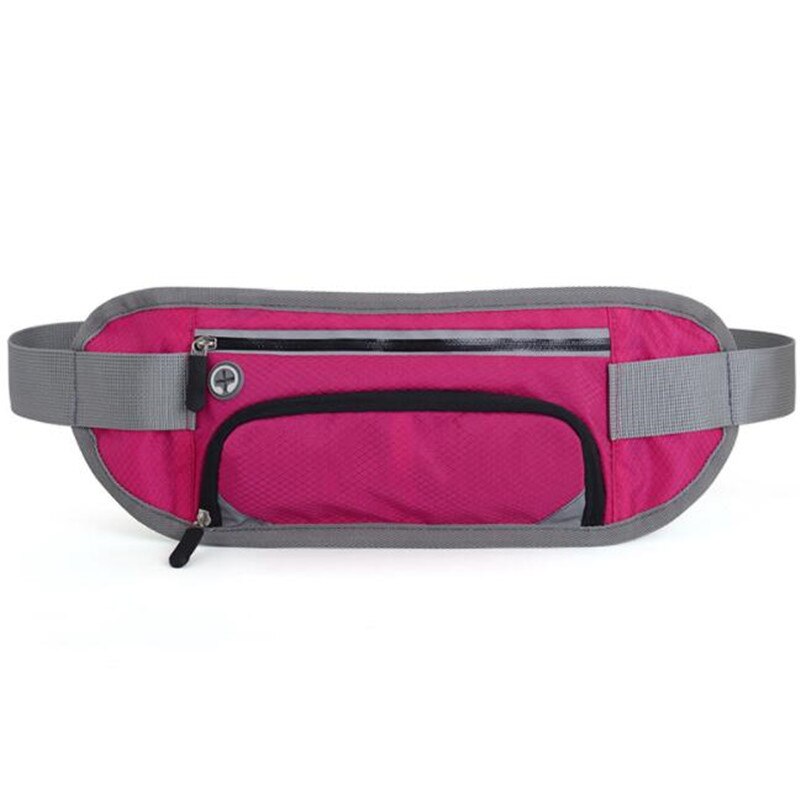 Running Bag Sport Water Fles Houder Running Belt Heuptas Waterdicht Heuptasje Mannen Vrouwen Sport Gym Fitness Run tas: ROSE