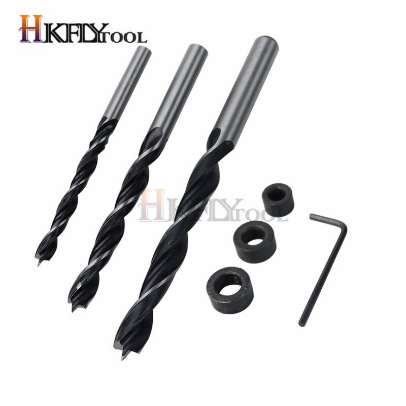 90 graders rät vinkel borrguide ficka hål jig kit aluminiumlegering hål locator doweling jig träbearbetningsverktyg: Tpye e