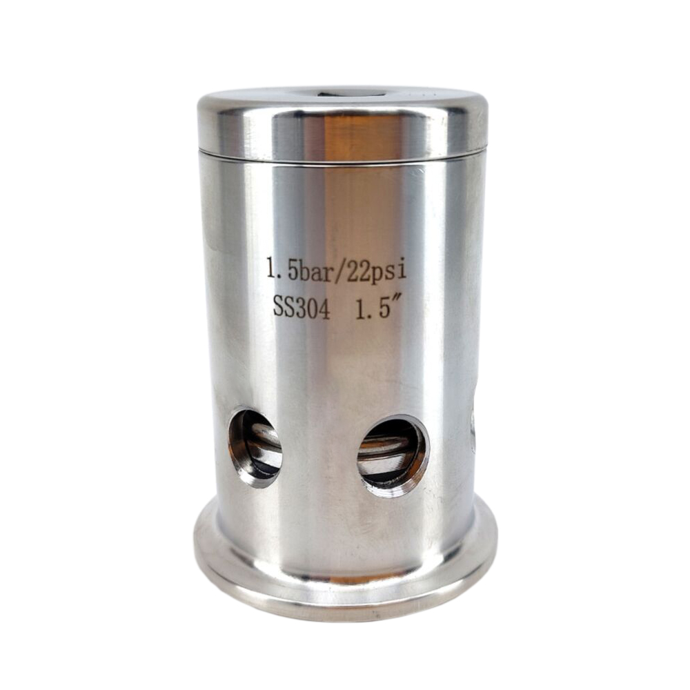 Kegland 1,5 Zoll Tri-Kleeblatt-Druck-Vakuum-Überdruck ventil