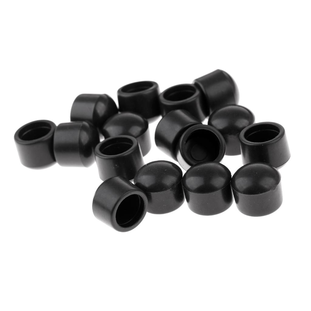 16 capace de tijă pentru aparat de fotbal de masă, plastic 1/2 ''