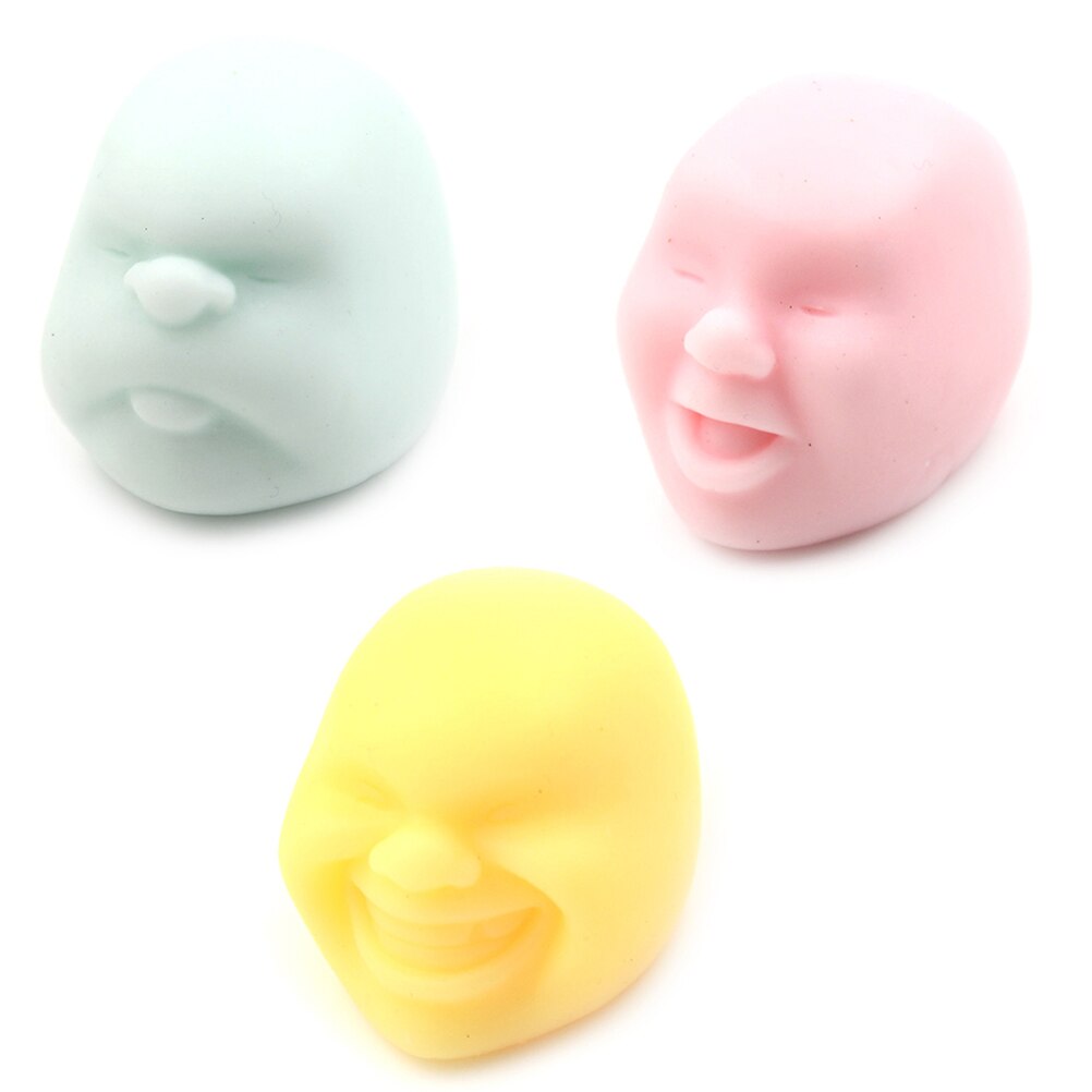 1PCS Novelty Speelgoed Ontspannen Pop Speelgoed Menselijke Emotie Gezicht Vent Anti-stress Bal Speelgoed Volwassen Stress Verlichten Bal speelgoed