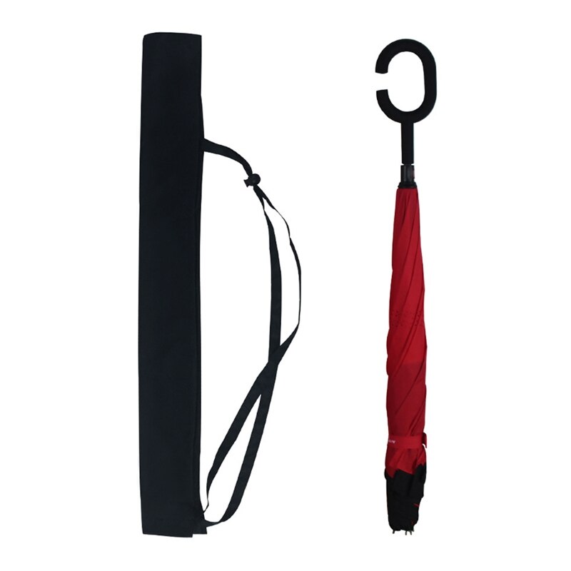 Upside Down C-Handle Reverse Umbrella Storage Bag Case Anti-Dust Protective Covers Shoulder Strap Carry Holder 3 Styles