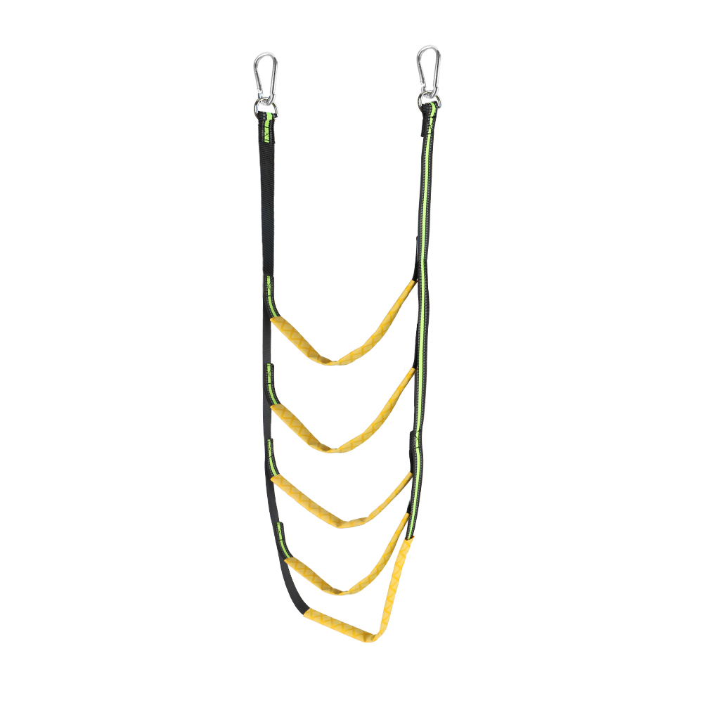 Launching Ladder Boat Folding Ladder Portable Yacht Boat Side Hanging Ladder 3/4/5 Step Boat Rope Ladder Boarding Soft Ladder: Pink