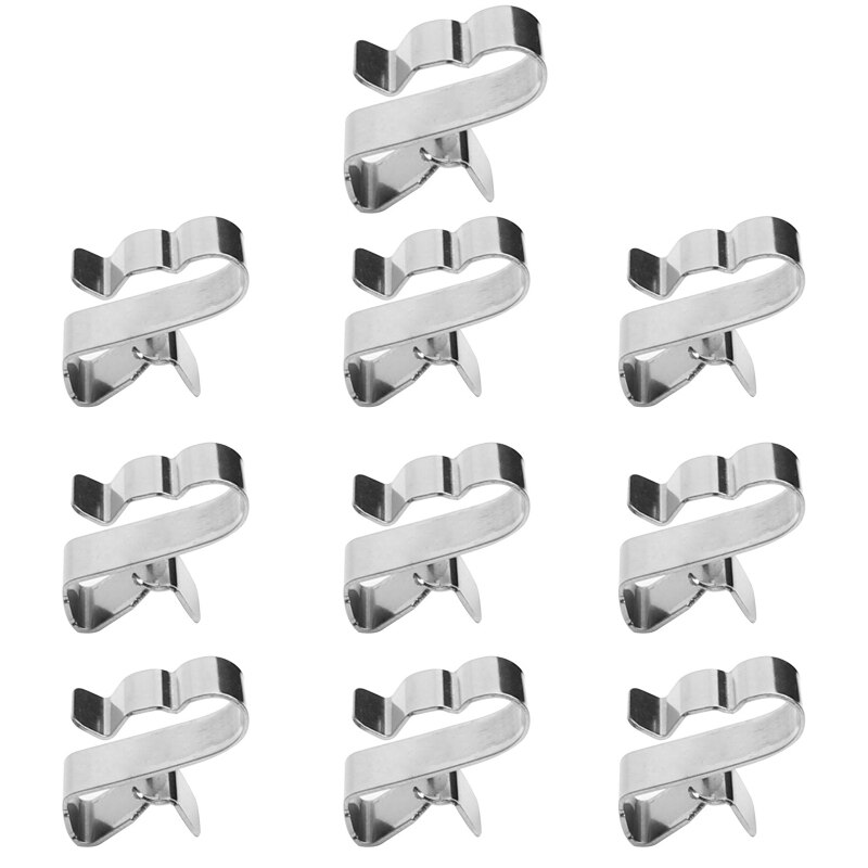 10/20 Pieces Stainless Steel Cable Clips Wiring Frame Clip PV Module Wire Management for Solar Application Trailer Boat