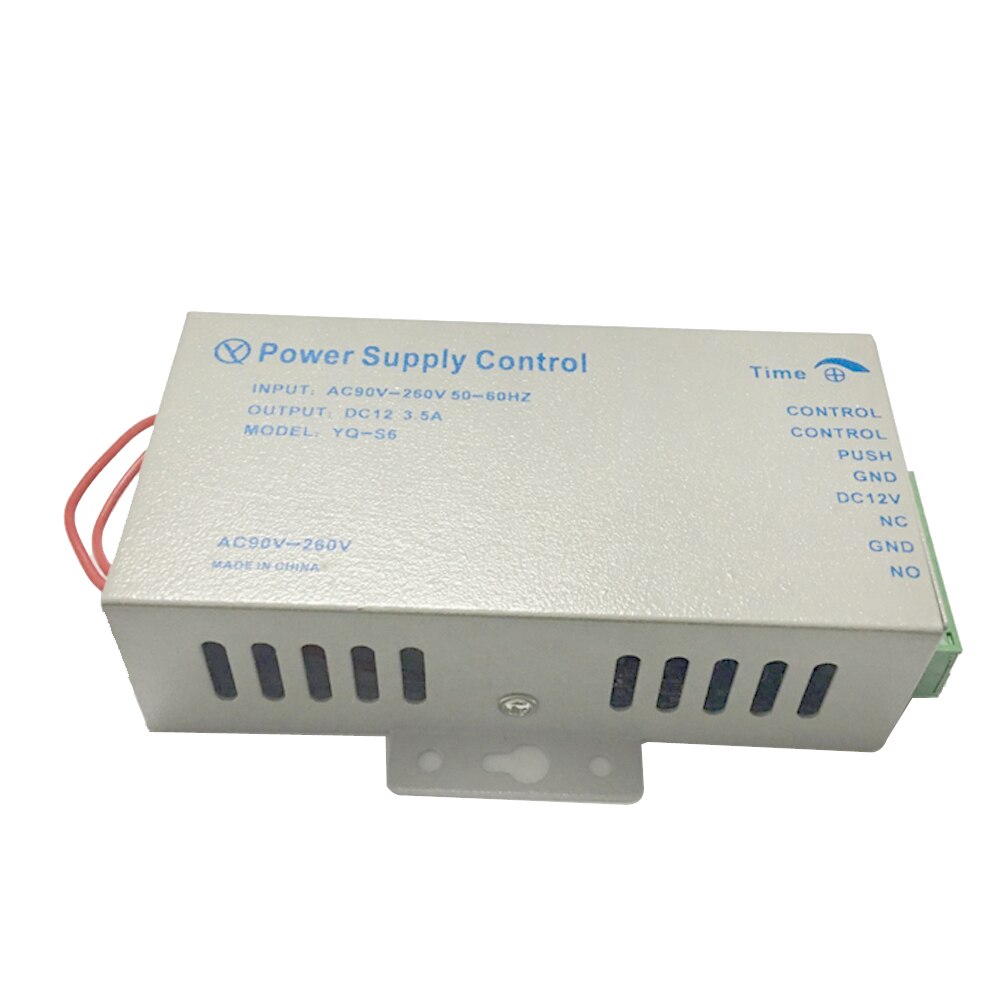 Døradgangskontrolsystem switch strømforsyning  dc 12v 3a 5a ac 90 ~ 260v til fingeraftryksadgangskontrolmaskine