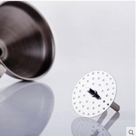Stainless Steel Funnel kitchen with bracket Oil conical funnel Sugar syrup dispenser