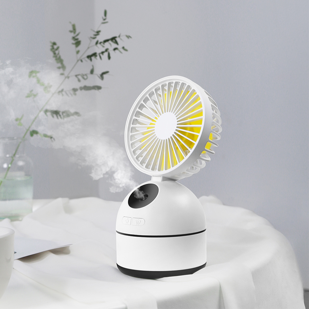 3 in 1 Portable Mini Table Fan 200MLir Humidifier USB Rechargeable Mini Spraying Coolingir Fan Moisturizingir Conditioner