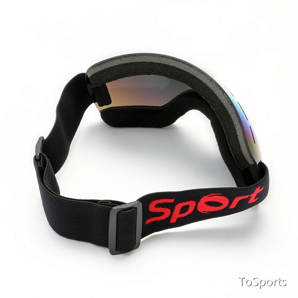 Skibrillen sneeuwbrillen voor mannen en vrouwen volwassen bergbeklimmen anti-condens en zandbestendig buitensport grote bolvormige glazen