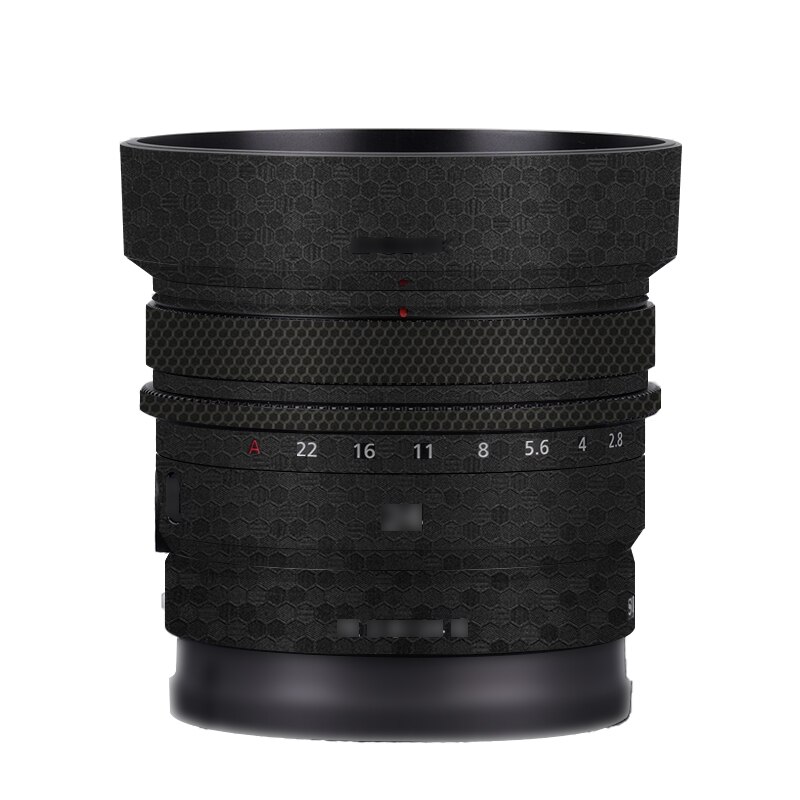 24 2.8g / FE24 F2.8G obiektyw winylowa tablica naścienna skórki Wrap pokrywa dla SONY FE 24mm f/2.8G (SEL24F28G) obiektyw Premium naklejka: Comb Black