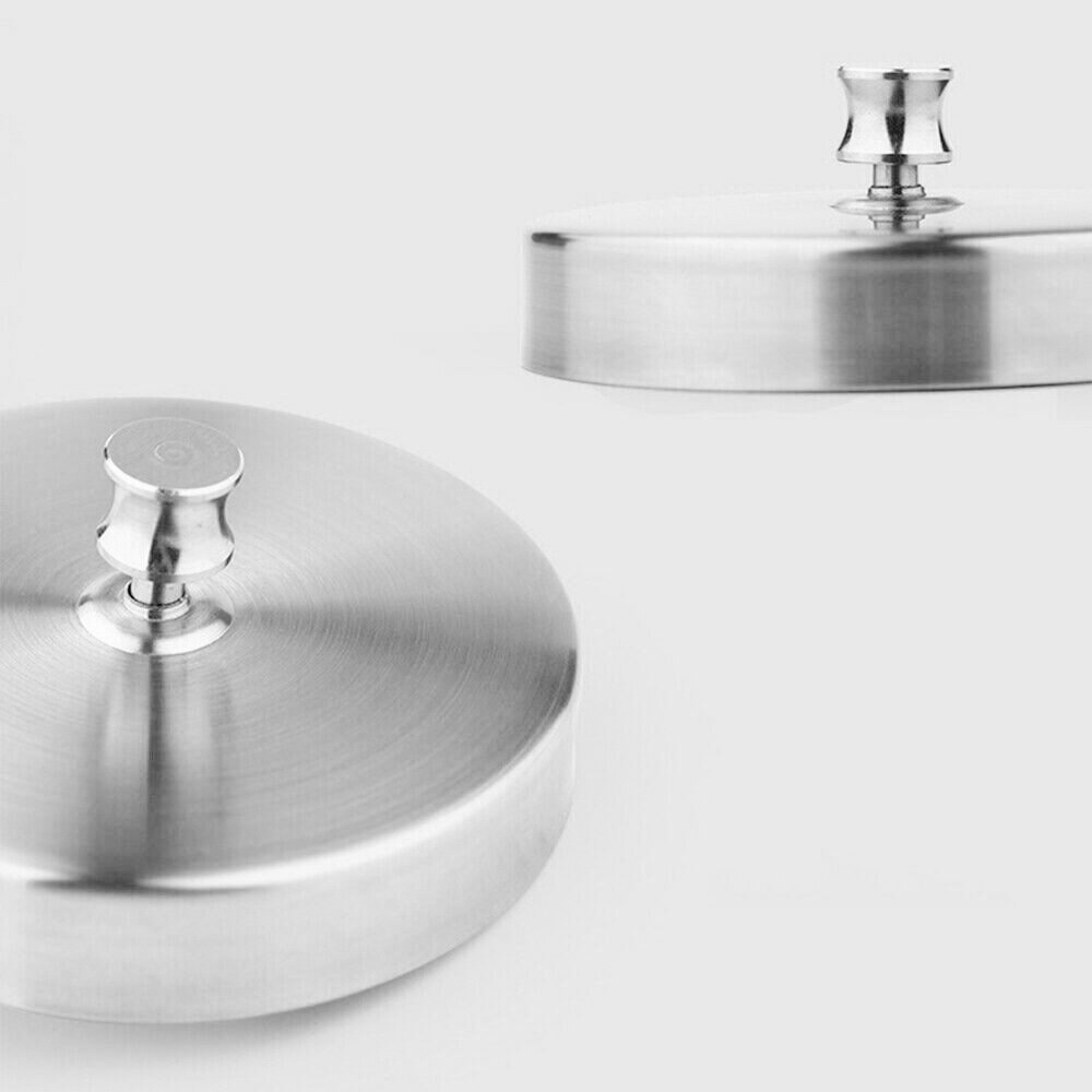Rostfritt stål non-stick hamburgerpress hamburgerbiffmaskin manuell form silver