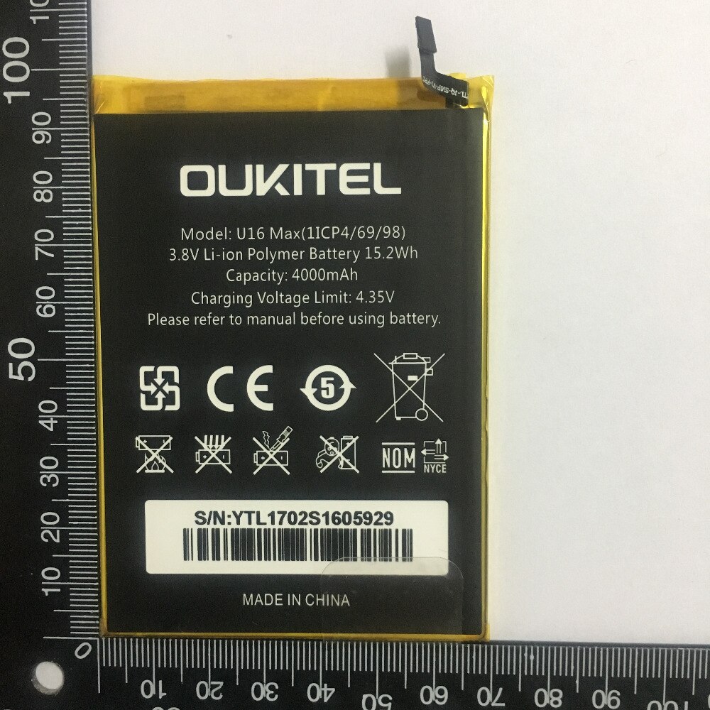 Oukitel-batería U16 Max de repuesto