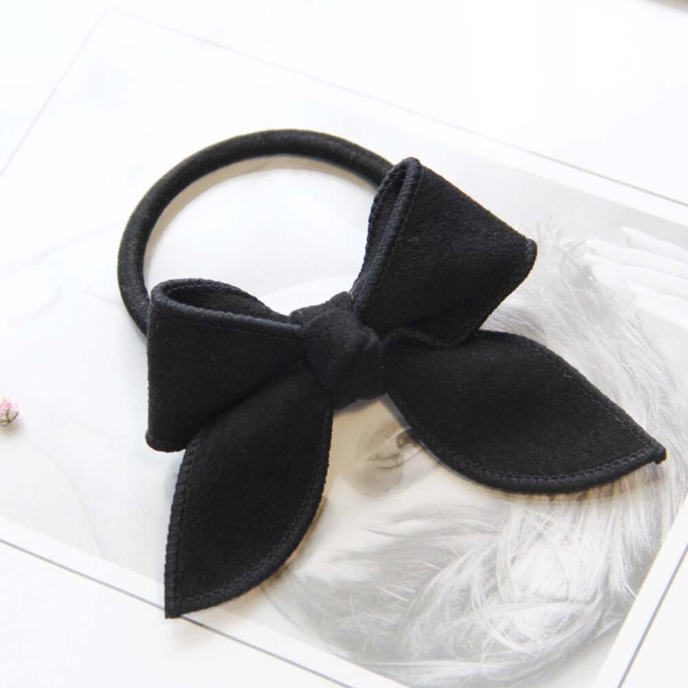 1pc meninas bonito arcos scrunchy crianças bandas de cabelo goma laço de cabelo corda elástica faixas de cabelo para meninas presente acessórios de cabelo