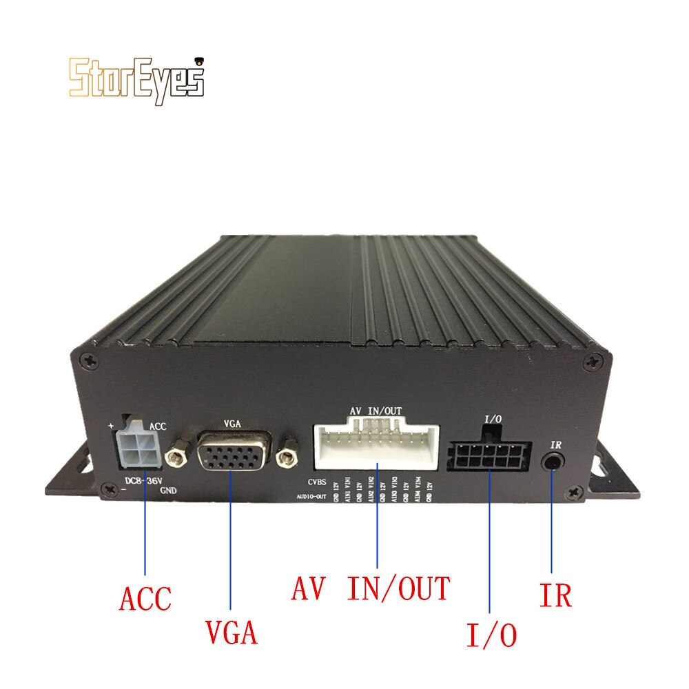 H.264 AHD 1080P 4 channel Truck Bus Taxi Mobile DVR