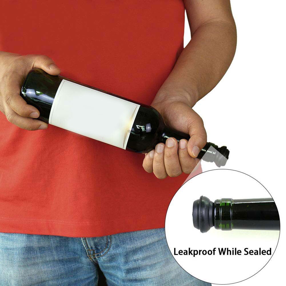 Wijn Fles Sealer Rode Wijn Saver Verse Afdichting Onderhouder Vacuüm Luchtpomp met 6 Siliconen Fles Stoppers
