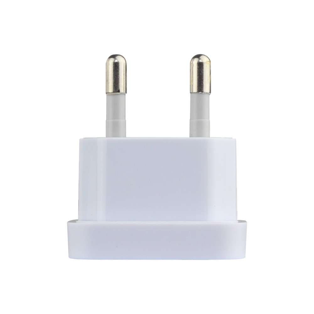 Convertisseur de prise électrique US à EU, 1 pièce, prise européenne, 2 fiches rondes, adaptateur de voyage, prise électrique américaine à européenne