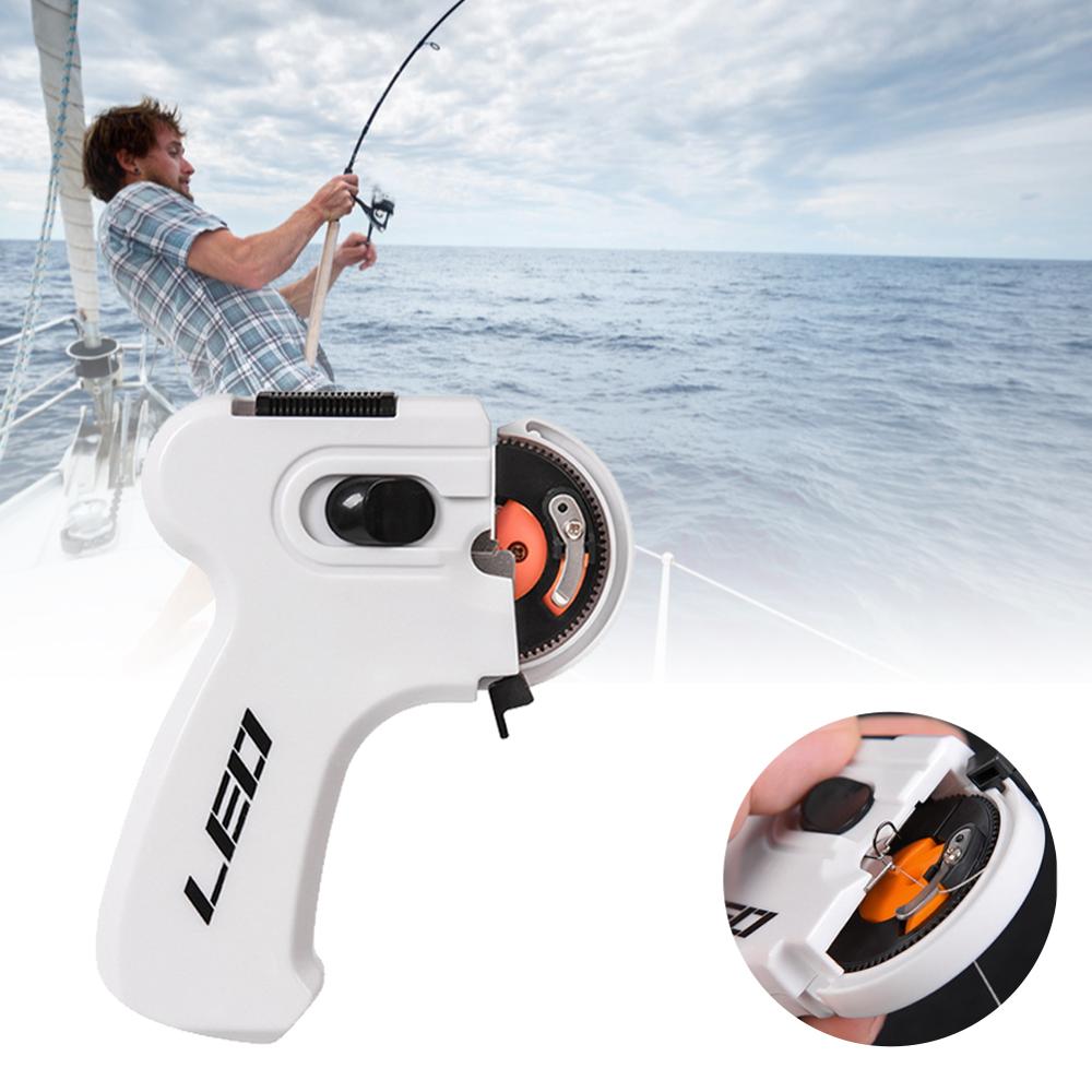 Electric Automatic Hook Device Hooking Fishing Line Winder Portable Automatic Hook Machine Tool