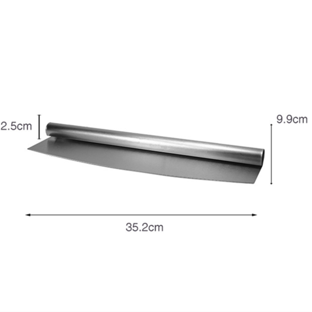 Stainless Steel Multi-Purpose Cake Smoother Scraper Cooking Baking Dough Pizza Bread Spatulas Cutters Pastry Kitchen Tools: YR1838-5