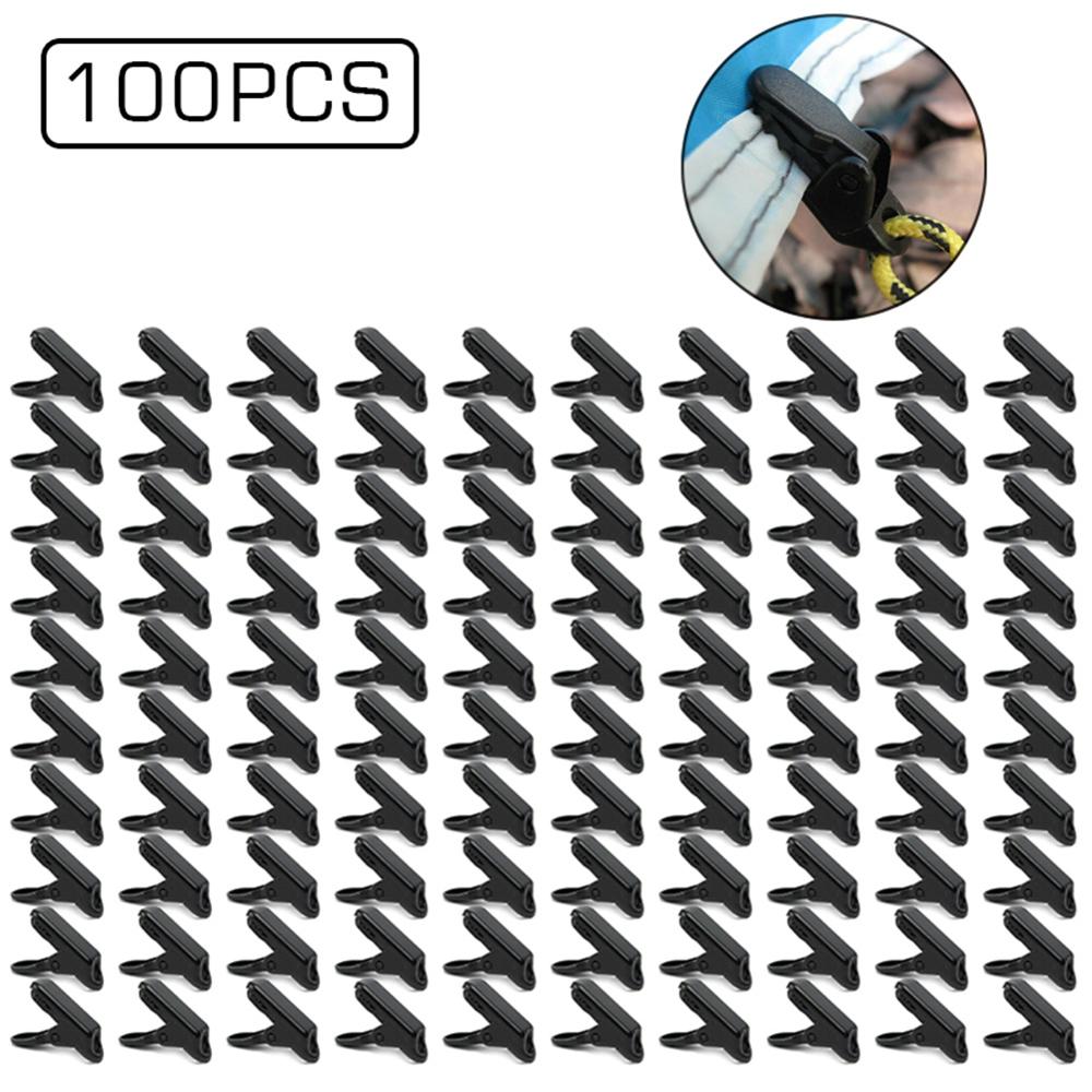 20pc pinces à bâche robustes pour tente de camping en plein air, pince crocodile