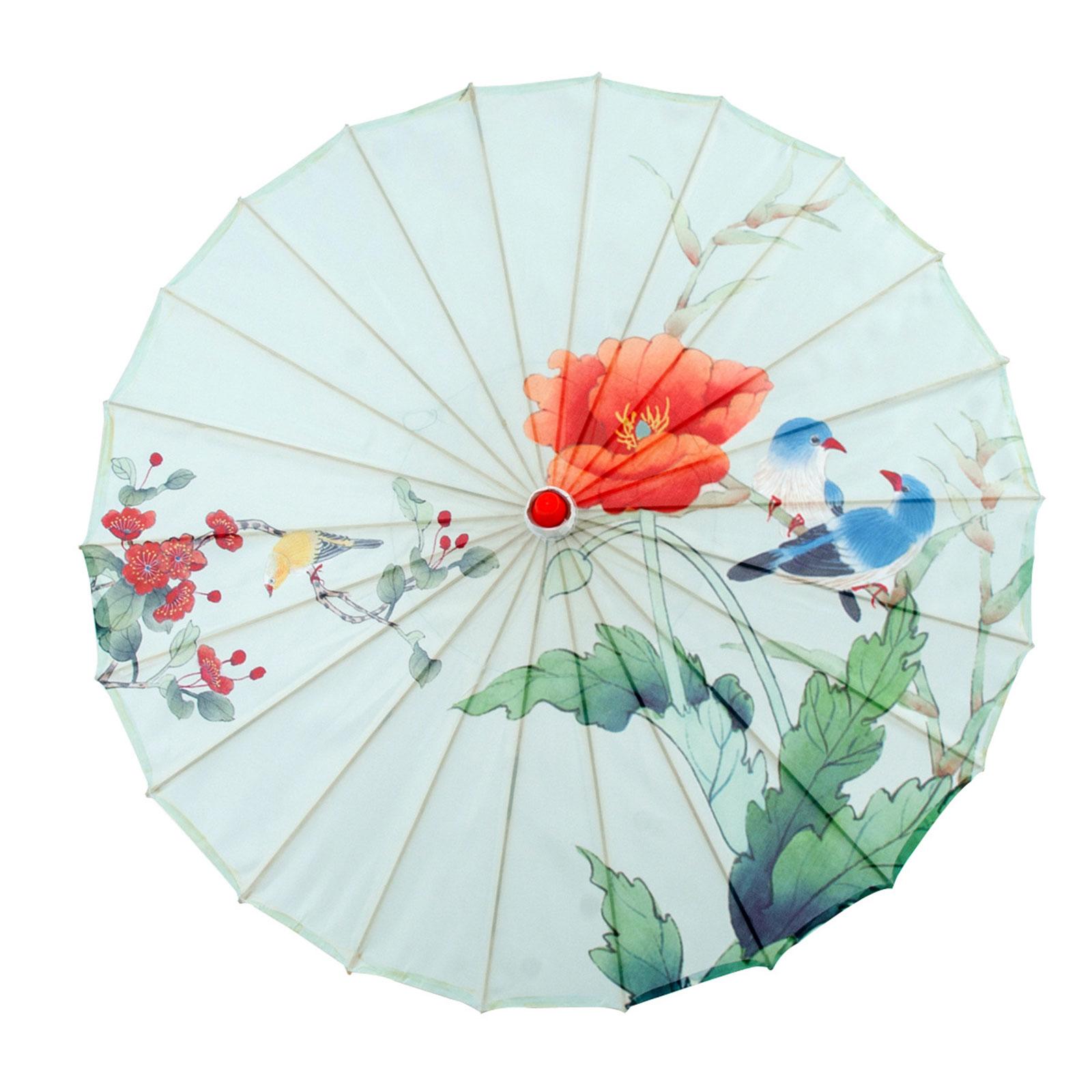 Parasol huilé fait à la main, parapluie de danse classique, art chinois et japonais, mariage, 32 po: Clair