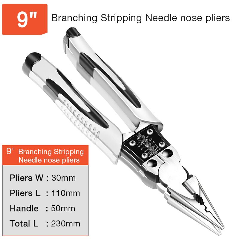 Multifunctional Cutting Pliers, Industrial-grade Bolt Vise, Electrician Clamping Winding Cutting Household Maintenance Tool: 9 INCH  D