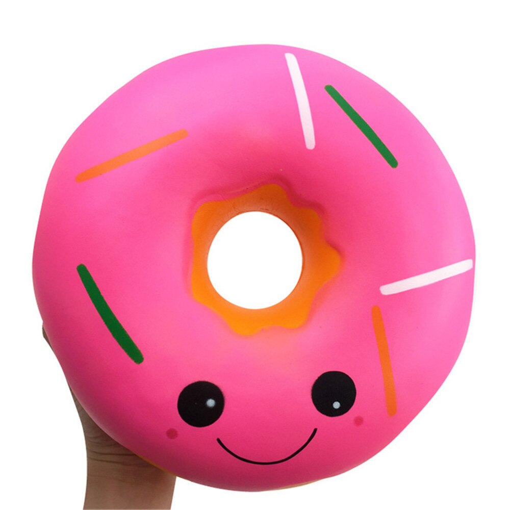 Oversized Cartoon Donut Speelgoed Voor Kinderen Squishies Jumbo Giant Doughnut Langzaam Stijgende Fruit Geurende Stress Relief Speelgoed L0110