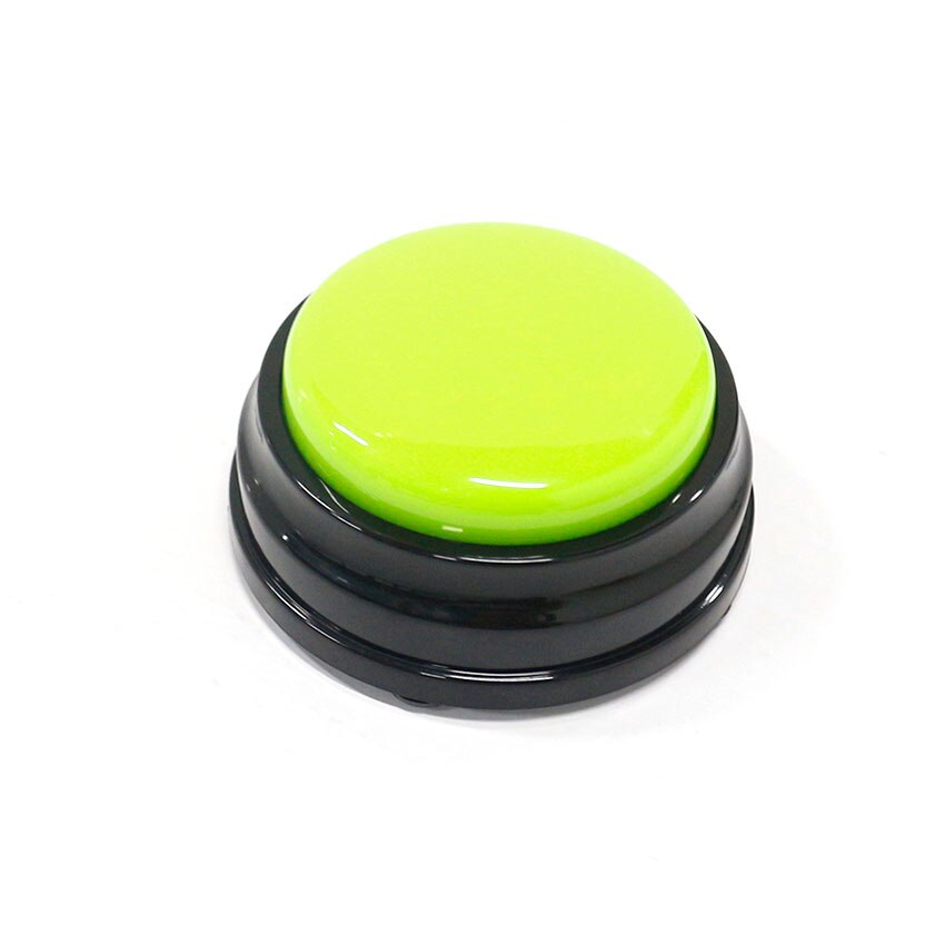 4PCS/Set Voice Recording Button for Kids Message Toys, Interactive Toy Answering Button M10: Green