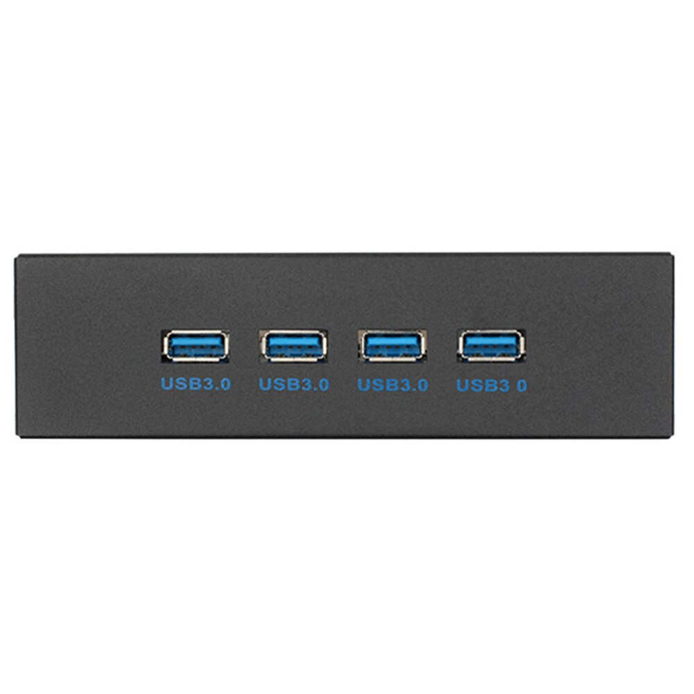 4 Ports USB 3.0 Hub USB 3.0 Front Panel 5.25 inch Computer Case CD ROM Drive Bay Front Panel FDD Bracket for PC Desktop