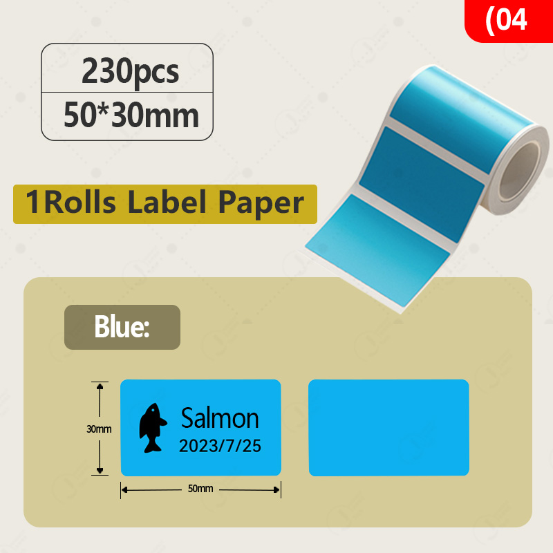 Niimbot B1 B21 Vriezer Label Papier Sticker Rollen Kleurrijk voor Keuken Koelkast Gebruik Bestand tegen lage temperaturen Waterdicht -18 °: YELLOW
