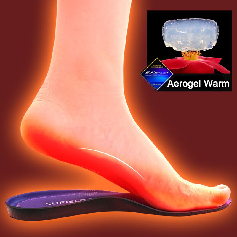 Supield Drahtlose Fernbedienung Aerogel Heizung Einlegesohlen USB Aufladbare Winter Warm Beheizte Einlegesohlen Thermische Schuhe Pads Unisex