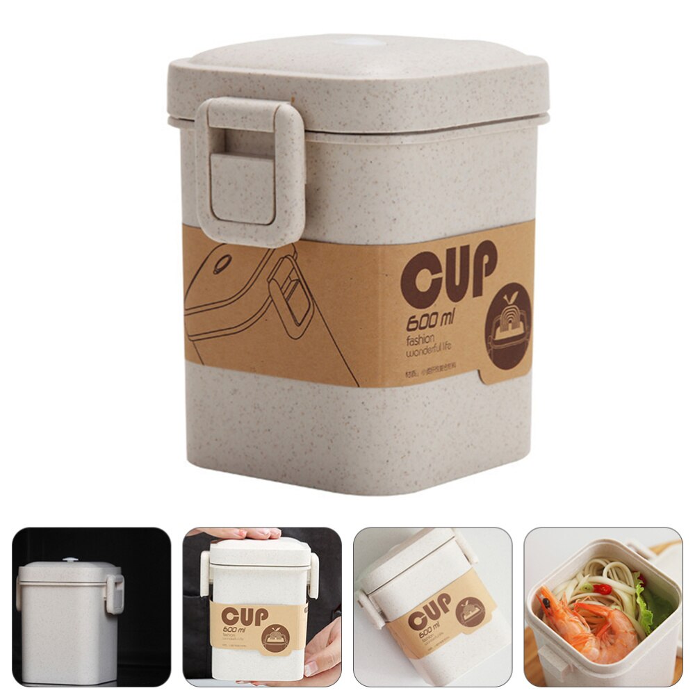 Sealed Soup Cup Practical Mug Anti-scald Porridge Cup Leakage-proof Cup