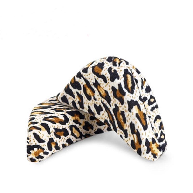 Soft Forefoot Inserts Shoe Filler Pads for High Heel Shoes Foam Toe Plug Foot Pain Relief Care Forefoot Cushion Insoles Shoe Pad: Leopard