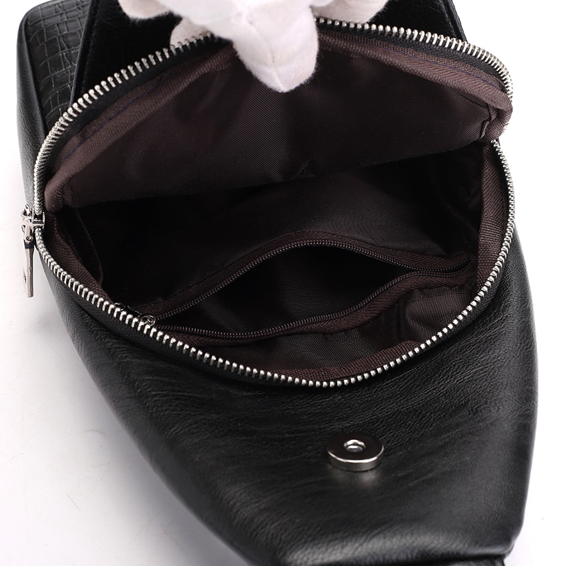 Heren crossbody tassen heren borsttas messenger bag leren schoudertassen diagonaal pakket rugzak reizen