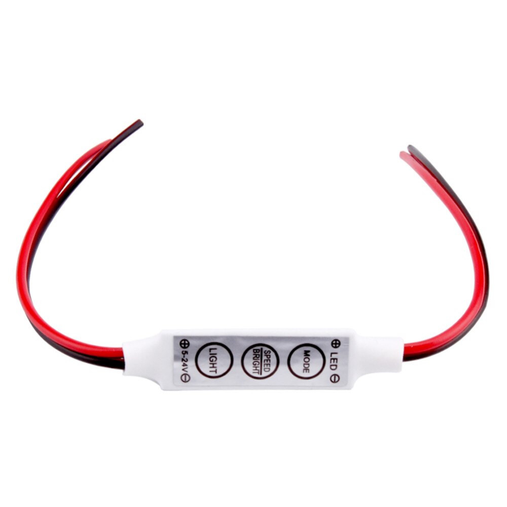 DC12V 3Key Mini RGB Controler Led Controler for 5050 3528 SMD LED Strip