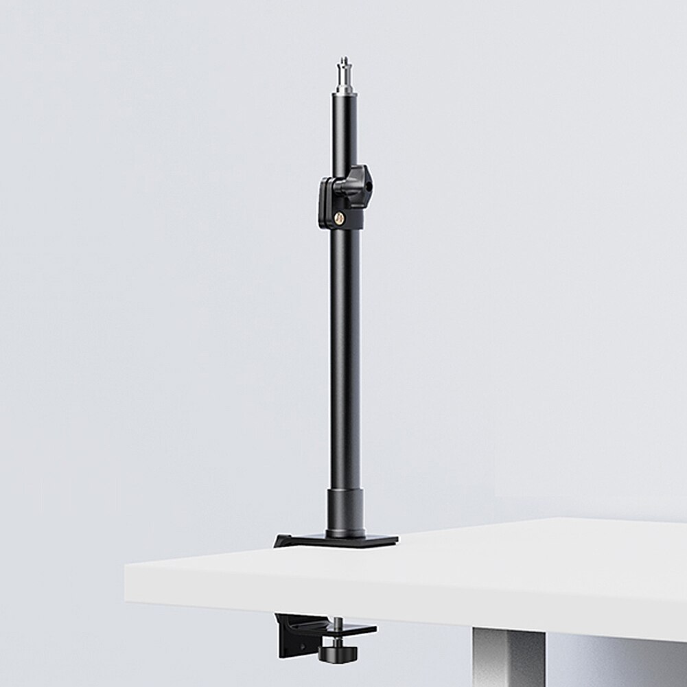 2 Packs Camera Desk Mount Stand Tabletop C Clamp Mount Adjustable Light Bracket for DSLR Camera Ring Panel Light Led Video Light