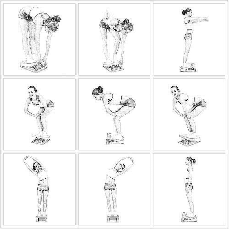 -Tilt Board Portable Slant Board Adjustable 5 Level Leg Strength Training Equipment Yoga Equipment Home Fitness