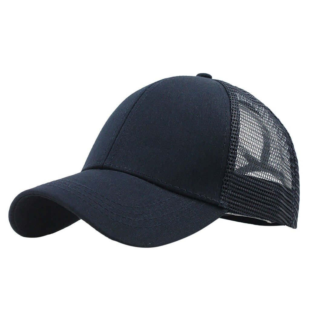 Unisex Berretto da Baseball Regolabile Cap Mesh Traspirante per Le Donne di Snapback Caps Casquette Cappelli da Baseball Visiera Cap Siltovka # BL5: Navy