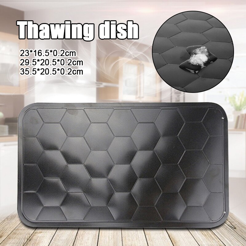Snelle Ontdooien Lade Dooi Voedsel Fruit Ontdooien Plaat Board Ontdooien Keuken Gadget Tool L5