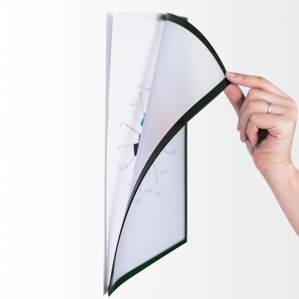 Magnetic File Frame Transparent PVC Document Display Frame for A4 Size Letter Paper Photo Picture Work Schedule