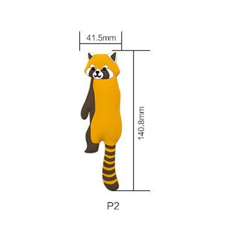 Mooie Animal Koelkast Magnetische Haak Sleutel Muur Houder Verwijderbare Keuken Haken Home Decor Sleutelhouder Diversen Organizer Hanger: P2