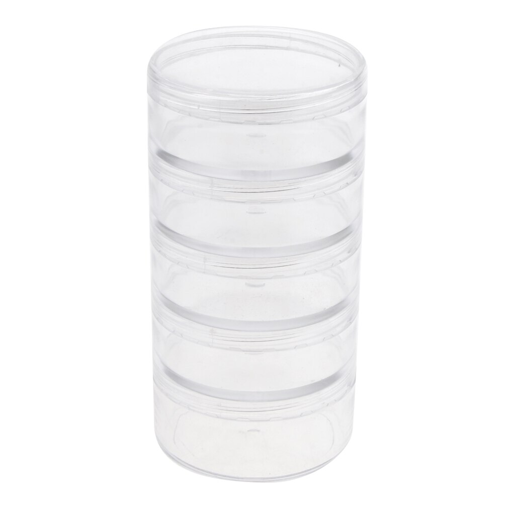 5 lege make-up potjes poeder crème monster nail art cosmetica potje opbergdoos 70ml