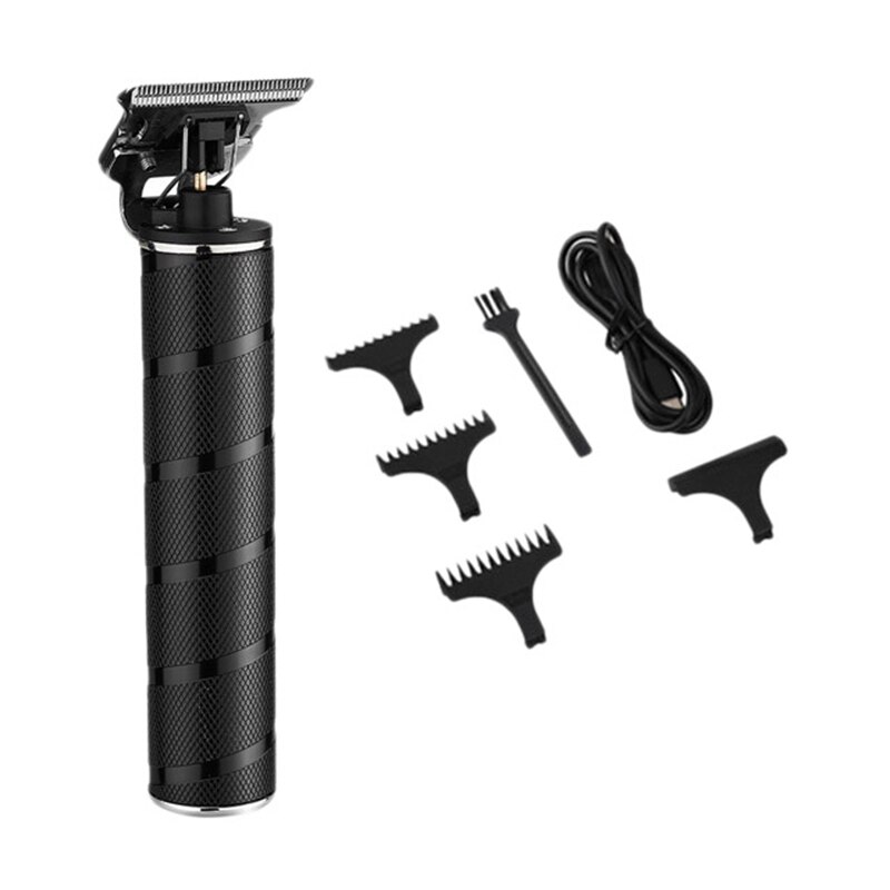 Rechargeable Cordless Cutting T-Blade Trimmer Hair Clippers Electric Outliner Clippers Barber Grooming