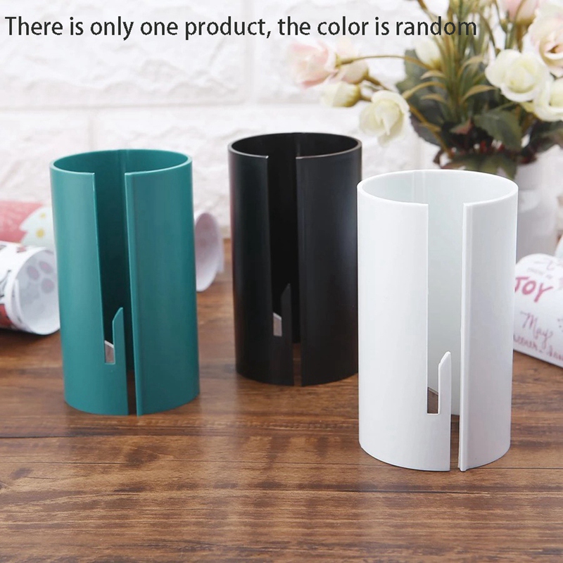 1Pcs Christmas Wrapping Paper Cutter Tool Tube, Kraft Craft Paper Roll Sliding Line Cut Trimmer for Xmas