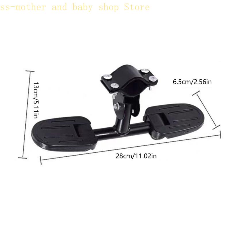 066b scooteraccessoires: stevig frame, snel te installeren, voetsteun voor kinderscooter