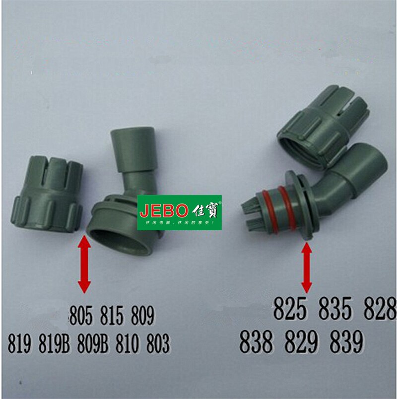 2 stück Profi los Aquarium Aquarium JEBO Externe Blo-chemische Filter Panzer Ellenbogen murmeln Wasser Einlass Auslauf Filter Motor- Stecker
