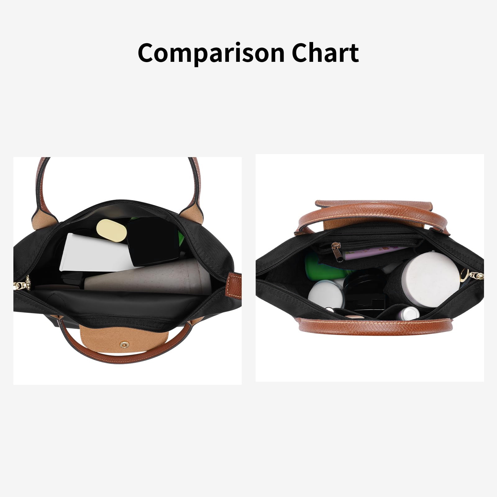 Insert d'organisateur de sac à main, organisateur de sac en feutre pour organisateur de sac à main, 5 couleurs, 3 tailles