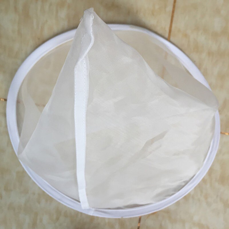 1pc Mesh Nylon Cone-shape Honey Strainer Wine Filtration Mesh Beekeeper Cone-Shape Fibre Net Beekeeping Equipment And Tools